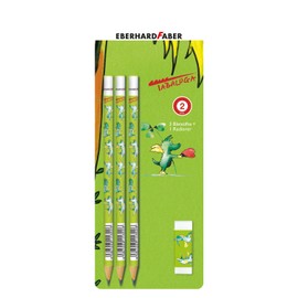 Eberhard Faber 511892 3 Pencils and Eraser, Tabaluga