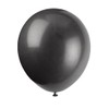 Jet Black Latex Balloons, 12" (10-Pack) - Premium-Quality & Vibrant