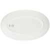 Royal Copenhagen 1016929 White Fluted Oval Dish Plate, 9.3 inches