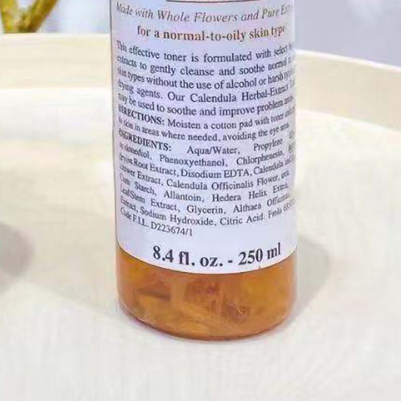 Skin Care Water Calendula Herbal Extract Deep Moisturizing Oil Control