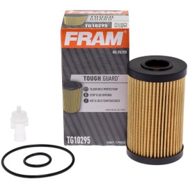 FRAM Tough Guard Replacement Cartridge Oil Filter TG10295, Designed for Interval Full-Flow Conventional and Synthetic Oil Changes Lasting Up to 15K Miles (Pack of 1)