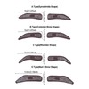 Eyebrow Makeup Waterproof Definition Brow Stencil Stamp Tattoo Cosmetic Tool