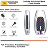 ontto luminous car key cover fit for Subaru BRZ STI