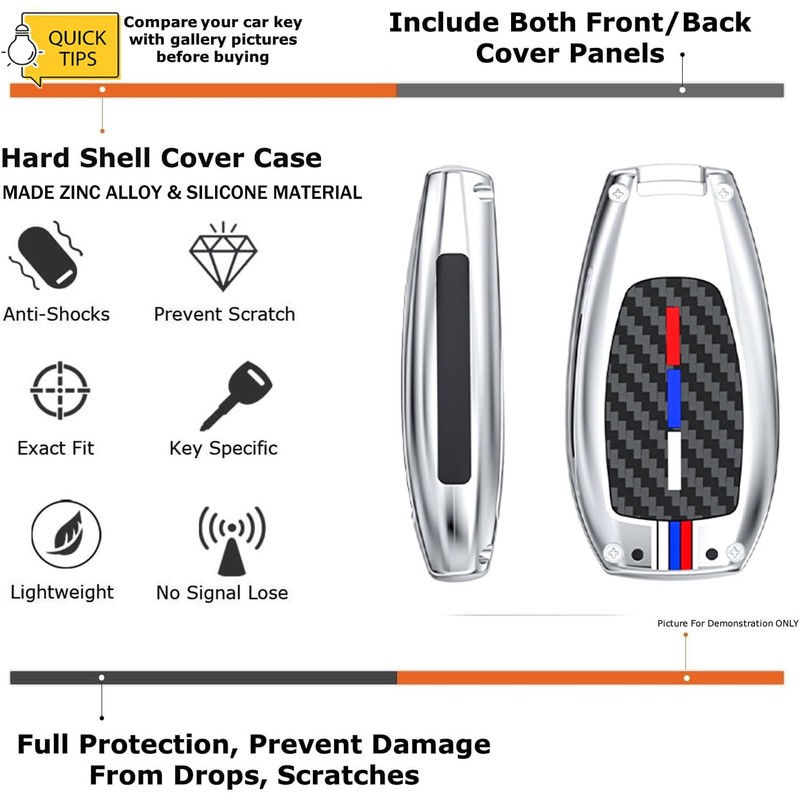 ontto luminous car key cover fit for Subaru BRZ STI