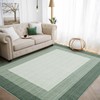LUXLOOM Modern Abstract Washable Rug 9x12 Area Rugs for Living