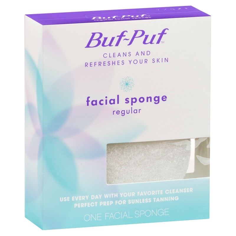 Buf-Puf Facial Sponge, Dermatologist Developed, Removes Deep Down Dirt &