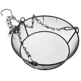 Parliky Bird Feeder Hanging Easy Installation Outdoor Bird Feeder for Wild Birds Sturdy Stainless Steel Feeding Tray