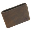 VISCONTI Raw Collection Dollar Unlined Leather Wallet RW49 Oil Tan