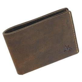 VISCONTI Raw Collection Dollar Unlined Leather Wallet RW49 Oil Tan