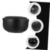 Ipetboom Elegant Stainless Steel Shaving Bowl Shaving Soap Container for