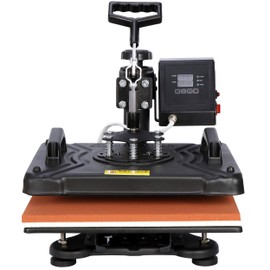 Smartxchoices 5 in 1 Heat Press Machine 15 x 12 Inch T Shirt Pressing Machine Transfer Sublimation Combo for T-Shirt, Mug, Hat, Plate, Cap,Digital Transfer Sublimation with 360 Degrees Swing-Away