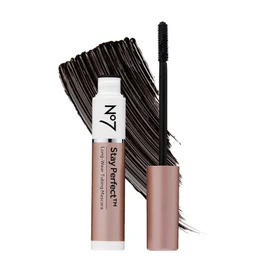 No7 The New Stay Perfect - Máscara de pestañas, color negro, 7 ml, 1 unidad                                                                           