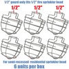 Happy Tree (6 Pack) Fire Sprinkler Head Guard Cage for