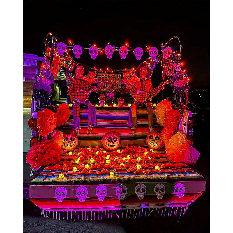 Homemory 12Pcs Timer Tea Lights, Flameless Flickering Auto Tea Lights
