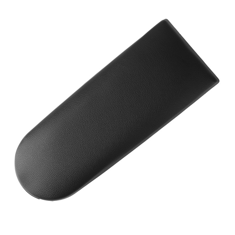 Center Console Armrest Cover PU Leather Black Armrest Protector Lid