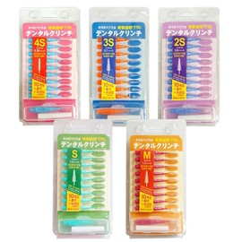 Dental Clinch Interdental Brush 10P / 덴탈클린치 치간칫솔 10P x 6개 일자형 I자형 치간치솔 0단계 4단계 단계는 배송메세지에 기재해주세요