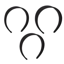 3 Stück Haarreifen Damen,Stirnbänder,Headband,Gepolsterte Einfaches Stirnband,Rutschfestes Haarband,Samt,Solides,für Mädchen,Hartes Kunststoff-Kopfband Mode,Breit,Mittel und Dünn,Haarschmuck Mädchen