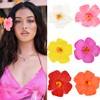 KICOSY 6 Pack Hawaiian Flower Hair Clips for Women -
