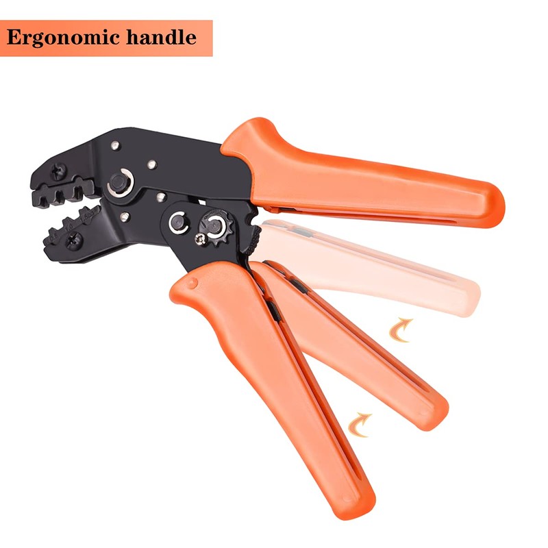 Tnisesm SN-48B Crimping Tools,Ratcheting Wire Crimper AWG 26-16(0.5-1.5mm²) for Open