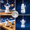 Spaceman Ceiling Fan Pull Chain,12in Astronaut Pull Chain Extension, 3mm