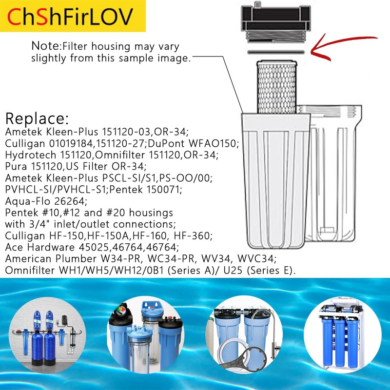 W34-OR Water Filter O-Ring for American Plumber 4-1/8" x 3-7/8