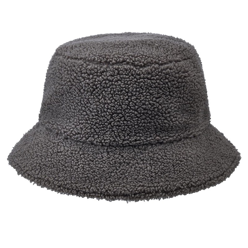 Roxy Women's Bucket Hat Denim and Boa Reversible Bucket Hat,