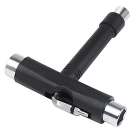 Accessotech Skateboard T Tool Wrench Screw with Allen Key Turner 5 Way All in 1 Multifunction Skate Tool for Skateboards/Scooter/Roller Skate/Long Board Mini Type