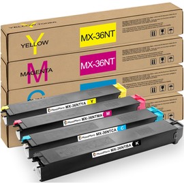 MasaiMara MX-36NT MX36NT Toner Cartridges for Sharp MX-2610N MX-2615N MX-2640N MX-3110N MX-3115N MX-3140N MX-3610N MX-3640N MX-3648N MX-2615NC MX-2648NC MX-3148NC Printers