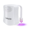 LAVAED Toilet Light Motion Sensor 8 Colors Changing,LED Glow Bowl