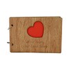 Wood 5th Year Anniversary Scrapbook Engraved With 'Five Years Our