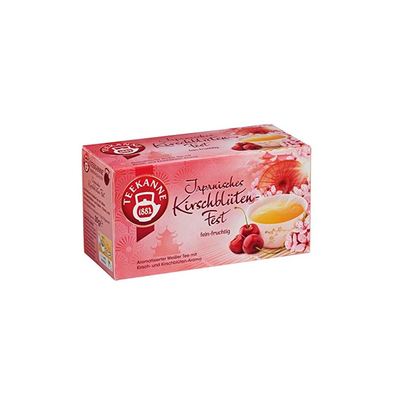 Japanisch Kirschblüten Tea 30g Teekanne - White Tea with Cherry