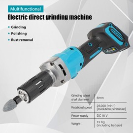 XIOYUE Cordless Die Grinder for 18V MAKITA Battery，power die grinders 6 mm 7,000〜28,000 rotary dial type continuously variable transmission