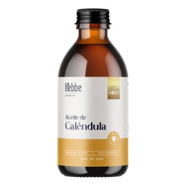 Hebbe aceite puro de caléndula 250 ml | antiacné y reparador para piel reseca sensible