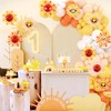 12PCS Boho Sun Party Decorations Birthday Party Hanging Honeycomb First