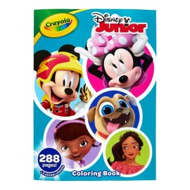 Libro Para Colorear Crayola Disney Jr, Regalo De Disney Jr.,