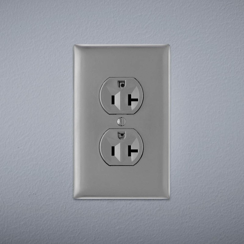 Pass & Seymour CRB5362GRYCC12 20-Amp/125-volt Construction Duplex Receptacle, Gray