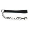 Ancol Heritage Extra Heavy Chain Lead W/leather Handle Black 50cm