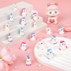 LHSYFBZ 48Pcs Mini Resin Unicorn, Miniature Unicorn Figurines, Mini Resin