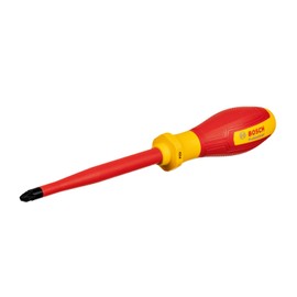 Bosch Professional VDE Screwdriver PZ3x125 (Certified to 1000 V, Insulated with Thermoplastic Elastomer (TPE))