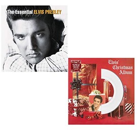 The Essential Elvis Presley - Elvis Christmas Album - Elvis Presley Greatest Hits - Two LP Vinyl Album Bundling