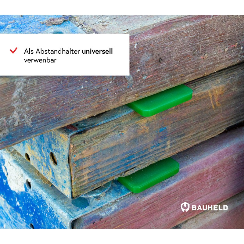 BAUHELD® Universal Underlay Plates 60 x 40 x 3 mm