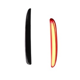 GTINTHEBOX - Luces reflectoras LED de lente ahumada para parachoques trasero, luces antiniebla traseras para Honda Civic Hatchback, tipo R o SI 4 puertas Sedan de 2017 en adelante