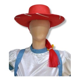 Sombrero De Jessie La Vaquerita Toy Story Color Rojo - Niña