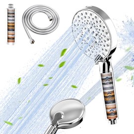 Water Filter Shower Head and Hose with 30 Stage Filter