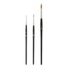 Kolinsky Red Sable Paint Brush Set of 3)