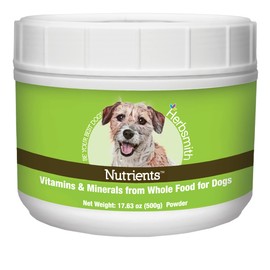 Herbsmith Nutrients Superfood Dog Multivitamin Featuring Vitamins & Minerals from Whole Foods Boost Kibble or DIY Raw with Antioxidants for Puppies to Seniors - 17.63 oz