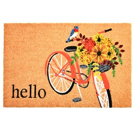 Calloway Mills Floral Bicycle Doormat (Multi, 17" x 29" x 0.60")