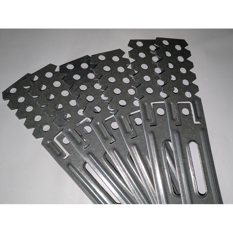 HAFD Drywall Brackets 75mm / 200mm Total Length, Pre-Galvanised Steel