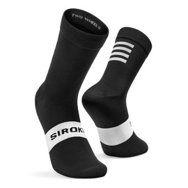 S1 Cycling Socks for Men and Women, Ergonomic Design, High Compression, black
