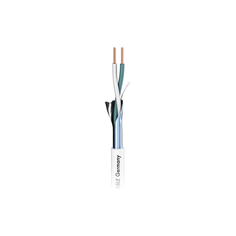 Summer Cable 200-0400 Audio Cable 2 x 0.22mm² White Sold